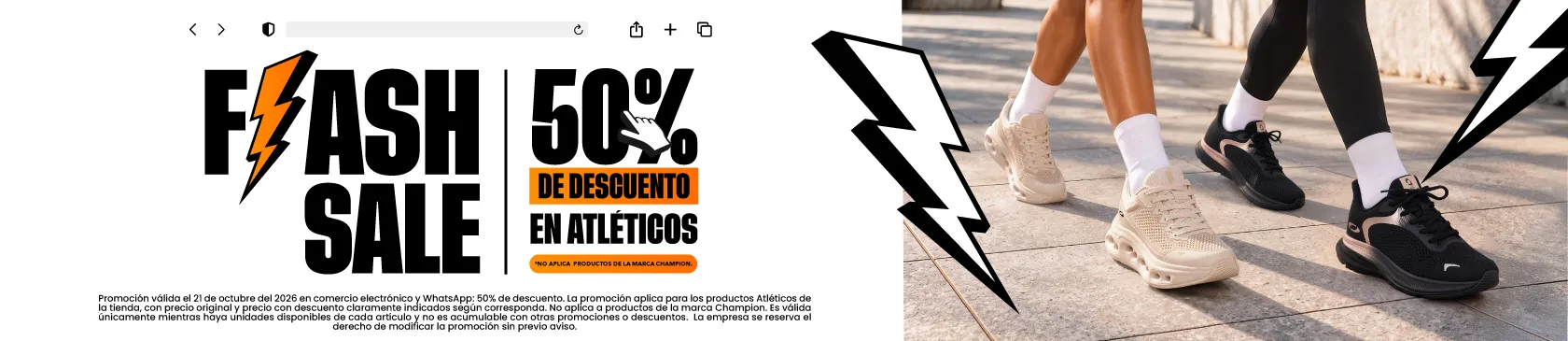 50% en toda la tienda